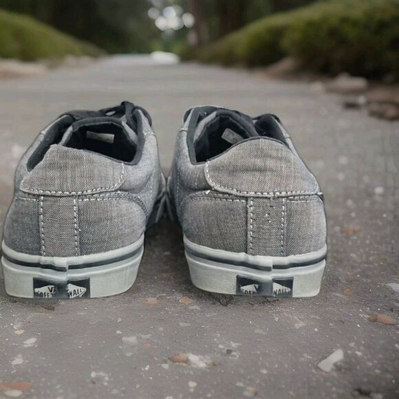 Vans Bishop Canvas Gray Skateboarding Shoe Sneakers Men's Size 12 - Picture 5 of 7